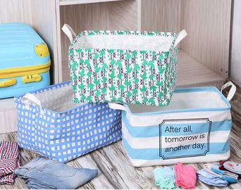 Custom Mini Folding Collapsible Storage Canvas Laundry Basket,Baby toy storage canvas folding storage basket, bagease supplier