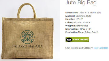 Jute big bag,jute tote with front pocket,tote box,laminated jute bag,Excellent quality low price importer of jute tote s supplier