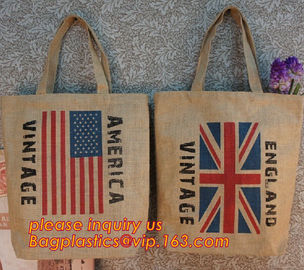 Cheap Natural Recycle Foldable Carry Jute Shopping Bags Manufacturer,Eco-friendly Tiny Jute Gift Bag, Customize jute bag supplier