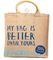 eco friendly small standard size foldable natural jute shopping bag handle hessian tote bag,printed natural jute shoppin supplier