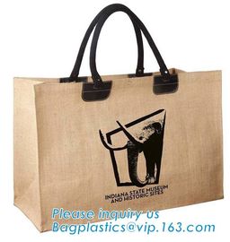 Reusable Natural Eco Personalised Hessian Jute Shopping Bags,Eco Shopping Wine Tote Clutch Supplier Small Gift Beach Pri supplier