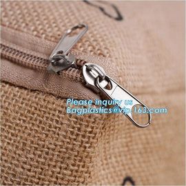 Multifunctional jute bag with low price,Natural Burlap Tote Bags Reusable Jute Bags with Full Gusset,shoulder strap plai supplier