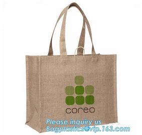 shoulder strap plain jute beach bags logo print jute shopping bag promotional hessian burlap tote jute bag bagease pac supplier