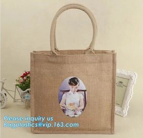 shoulder strap plain jute beach bags logo print jute shopping bag promotional hessian burlap tote jute bag bagease pac supplier