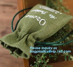 linen jewelry pouch/linen drawstring bag/jute bag,Customized hemp gift hessian jute wine drawstring packaging jute bag supplier