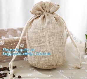 Custom cheap wedding favor gift packaging drawstring burlap jute pouch bag,drawstring jute bag burlap shopping bag new s supplier