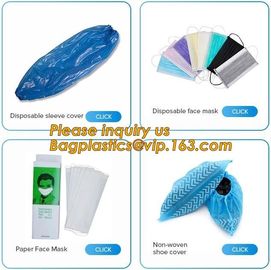 Disposable elastic pe/cpe non-woven shoes cover,Disposable waterproof CPE+PP non-woven shoe cover,Disposable nonwoven sh supplier