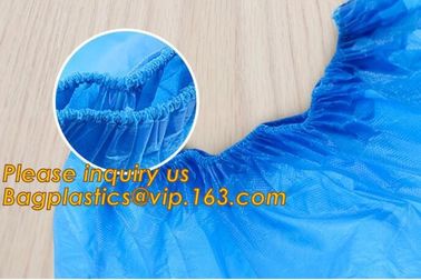 THICK DISPOSABLE,DUST-PROOF,CPE COATED,SMS BOOT COVER,NON WOVEN SHOE COVER,heavy duty polypropylene fabric shoes cover supplier