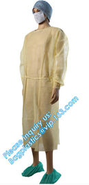 Non-woven Medical White Coveralls,Disposable Medical Waterproof Isolation Gown,  00:41  Medical Disposable Chemical Prot supplier