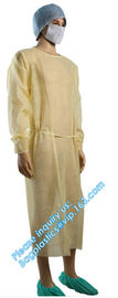 Non-woven Medical White Coveralls,Disposable Medical Waterproof Isolation Gown,  00:41  Medical Disposable Chemical Prot supplier