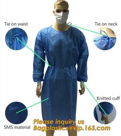 Children Patient Gown/Surgical Gown With Short Sleeve,  Disposable Nonwoven Surgical Gown For Medical/Hospital nurse doc supplier