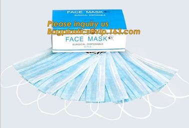 Non-woven Medical Surgical Mouth Face Mask,Surgical Printed Medical Nonwoven Disposable Face Mask With Ear Loops bagease supplier