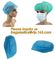 Disposable PP Non Woven Medical Surgical Clip Mob Cap Caps,Doctor surgical medical strip round bouffant non woven clip c supplier