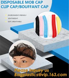 Disposable MON CAP, CLIP CAP,BOUFFANT CAP,medical disposable surgical head caps,nonwoven mob cap,hair net NURSE CAP, MED supplier