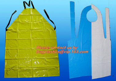 Aseptic Blue Plastic Disposable Apron for Doctor Checking,Disposable aprons PE medical doctor apron,PE Apron For Doctor supplier