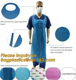 Clear Medical Disposable Polythene Apron,Medical Disposable PE Apron,Medical Colored Disposable PE Apron For Hospital supplier