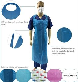 Clear Medical Disposable Polythene Apron,Medical Disposable PE Apron,Medical Colored Disposable PE Apron For Hospital supplier