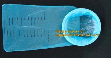 emesis vomit bag disposable,Used for hospita/ travel /airplane/ disposable blue plastic vomit bag with ring Medical Emes supplier