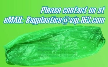 Polyethylene Disposable Sleeve Cover with Elastic Ends 18&amp;quot; Length White,PE Plastic Sleeve Cover bagplastics bagease supplier