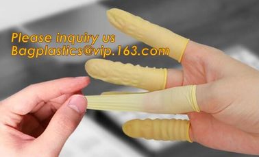 electronic Cleanroom Yellow Latex Finger Cots,Latex finger cot/finger coat/latex free finger cots,ESD silicone finger co supplier