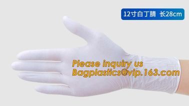 Natural Disposable Powdered Free Custom Medical Examination Latex Gloves,Powder-free non-sterile 100% natural rubber lat supplier