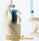 Natural Disposable Powdered Free Custom Medical Examination Latex Gloves,Powder-free non-sterile 100% natural rubber lat supplier