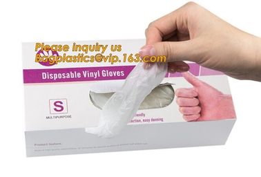 Powder-free non-sterile 100% natural rubber latex examination gloves /gloves latex medical consumables bagease bagplasti supplier