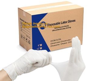 Disposable latex glove medical examination gloves,Medical Natural latex examination glove no powder,disposable medical g supplier