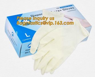 Disposable latex glove medical examination gloves,Medical Natural latex examination glove no powder,disposable medical g supplier