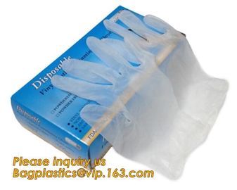 disposable examination vinyl pvc gloves,Non-powder PVC disposable gloves plastic white gloves,vinyl / pvc gloves BAGEASE supplier