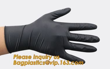 Free sample biodegradable custom powder free disposable 9 mil nitrile glove,diamond texture disposable Nitrile gloves supplier