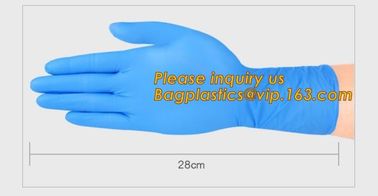 Medical Disposable Nitrile Coated Hand Gloves,Industrial Garden Working Resistant Disposable Nitrile Black Gloves BAGEAS supplier