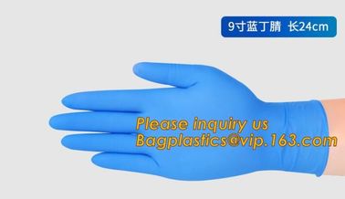 Disposable Black Powder free Nitrile Gloves,Disposable Cleanroom White Work Nitrile Gloves,Blue Color S-L Size Non Steri supplier