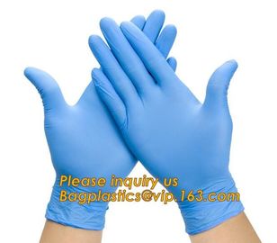 Blue Non-Medical Biodegradable Disposable Powder Free Examination Nitrile Gloves,Hand Gloves Manufacturers powder free n supplier