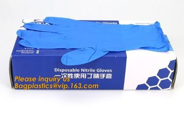 Disposable powder free black examination nitrile gloves manufacturers,Colored Nitrile Gloves Disposable Medical Blue Pow supplier