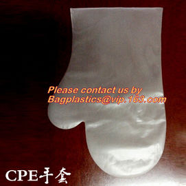 Wholesale gloves transparent plastic glove disposable clear pe medical glove,Food grade Oil resistant Glove PE CPE Dispo supplier