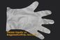 Disposable Plastic Polythene PE Gloves Cleaning Prepare Food,STERILE TWO FINGER GLOVES IN POLYETHYLENE, small packing PE supplier