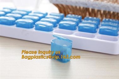 Clear Cute Round small Plastic Weekly 7 Days Pill Box,eco-friendly wholesale plastic pill box, high quality pill case, c supplier