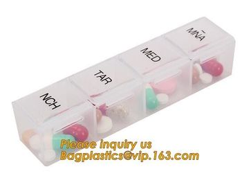 week pill box 7 day Medicine Pill box for health care,Customized logo Hot sales colorful plastic pill box,7 day pill box supplier