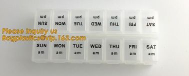 week pill box 7 day Medicine Pill box for health care,Customized logo Hot sales colorful plastic pill box,7 day pill box supplier