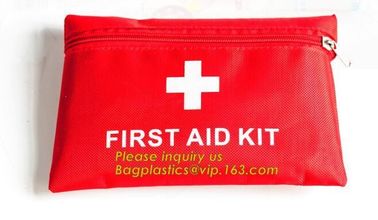 First aid trauma kit canvas pack with medical blanket,first aid kits for family medical grade,Camping Hiking Car First A supplier