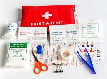 First aid trauma kit canvas pack with medical blanket,first aid kits for family medical grade,Camping Hiking Car First A supplier