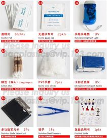 Universal Sterile Disposable Surgical Pack,Medical Kit use as Essential treatment supplies in each pack bagplastics pac supplier