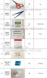 Universal Sterile Disposable Surgical Pack,Medical Kit use as Essential treatment supplies in each pack bagplastics pac supplier