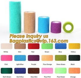 Cotton Cohesive Bandage sports tape Mixed Color Self Adhesive elastic bandage,Polyurethane Sports Under wrap Foam Tape B supplier