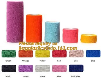 Sports medical elastic adhesive bandage strip linear Tensoplast cotton compression bandage,Athletic Tape Nonwoven Latex supplier