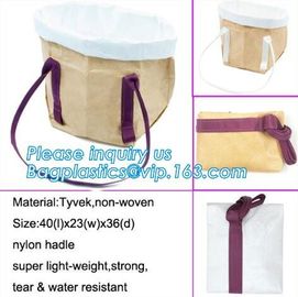 reusable paper tyvek shopping bag, tyvek paper women tote bag eco-friendly tyvek paper handbag high quality tyvek shoppi supplier