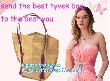 reusable paper tyvek shopping bag, tyvek paper women tote bag eco-friendly tyvek paper handbag high quality tyvek shoppi supplier