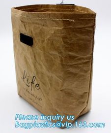 Resistant waterproof paper bag, paper shoulder bag, clutch bag, Tyvek Eco-friendly tote bag, waterproof folding shopping supplier