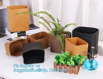 washable tyvek craft paper bag for plant pot, High Quality Luxury Tyvek Dupont Washable Paper Bags, eco friendly washabl supplier